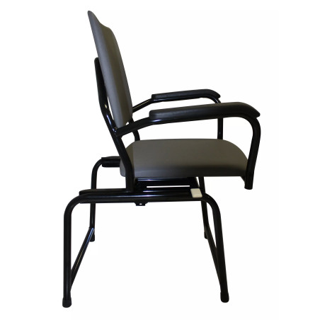 Chaise rotative à 360° Easy-sitting - pieds réglables en hauteur - pour seniors - système de positionnement unique_5
