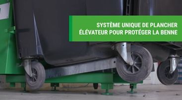 Compacteur et tasseur de bac pour plastiques (660L à 1100L)._5