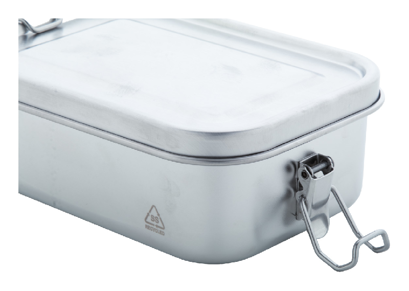 Boîte à lunch en acier inoxydable recyclé - fermeture sécurisée - capacité 750 ml_5