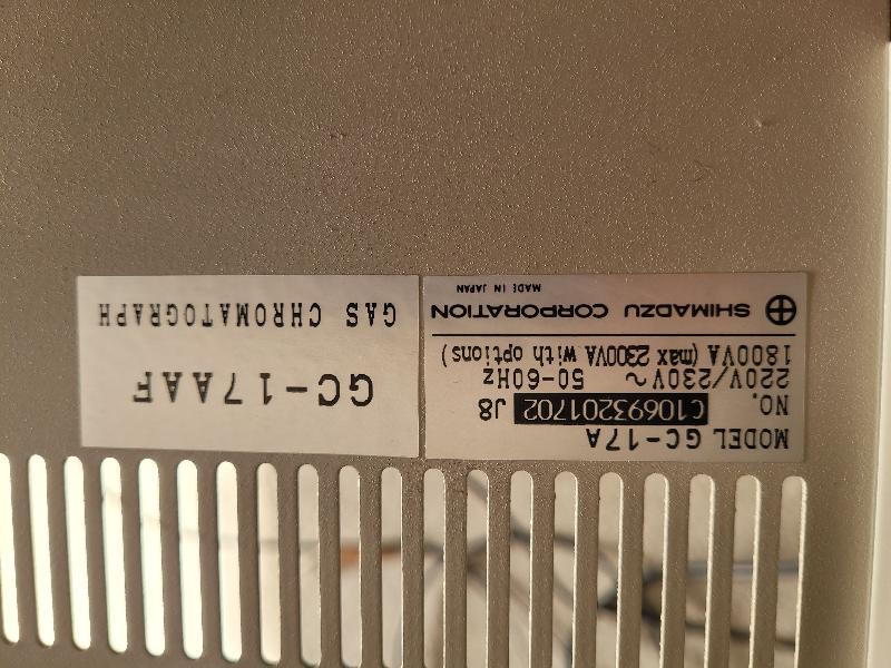 Chromatographe gazeux SHIMADZU GC-17A_5