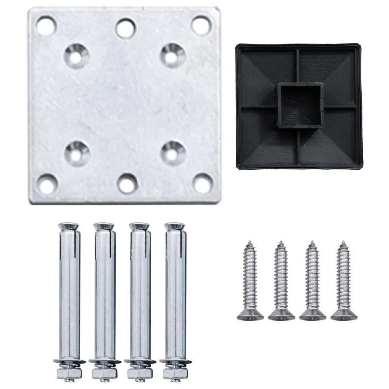 Vidaxl clôture de jardin wpc 175x105 cm gris 49075_5