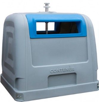 Colonne 2SS pour tri sélectif avec deux faces d'accès