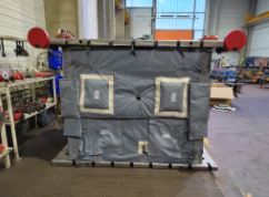 Matelas isolant spécifique, adapté aux turbines, cuves, porte de chaudières, échangeurs et bâches alimentaires_5