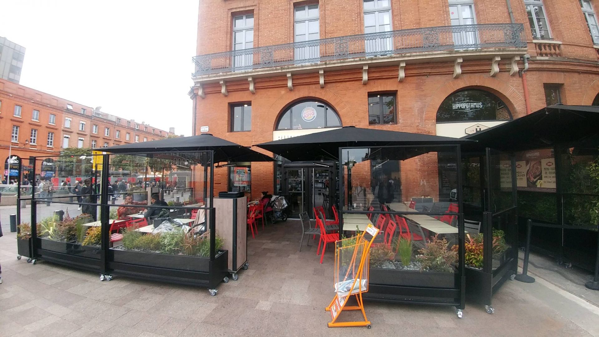 Bac jardinière renforcé pour paravent extérieur