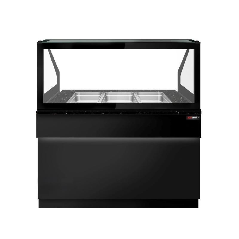 Saladette TORONTO - L1250 mm - Noire - 2 portes - 3x GN 1/1 - P900_5