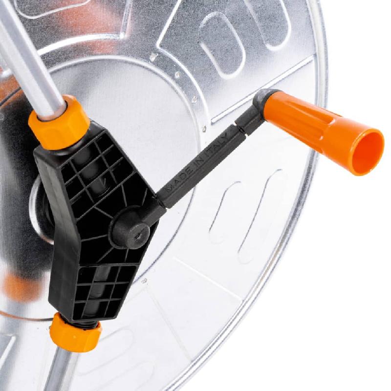 Vidaxl chariot d'enrouleur de tuyau de 110 m 1/2