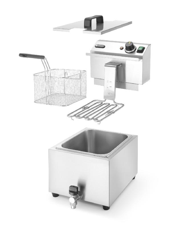 Friteuse Profi Line Analogique avec robinet de vidange 8L 230V HENDI_5