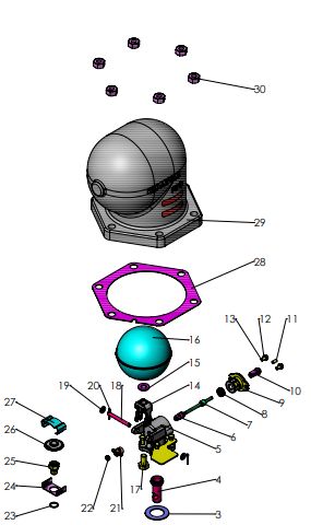 Purgeur thermostatique SK-50 pour évacuation sans water hammer