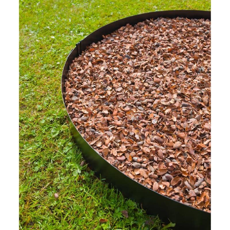 Nature bordures de jardin 3 pcs 91,4x10,2 cm noir 446394_5