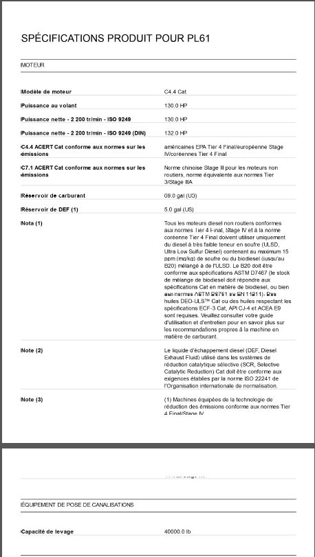 Pl61 - tracteurs pose-canalisations - caterpillar finance france - d'une capacité de levage de 18 tonnes_5