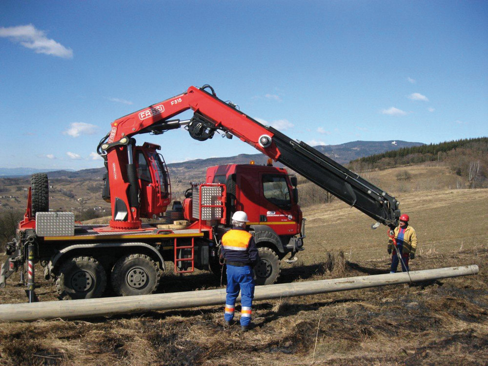 Grue auxiliaire Fassi F315A e-dynamic - 31,09 tm - 26,70 m avec jib - rotation 400°_5