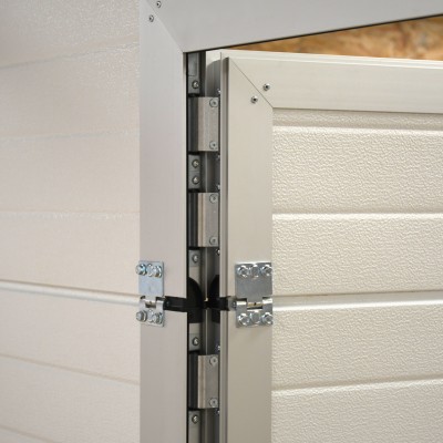 Porte de garage sectionnelle Isola - isolée 40mm avec ou sans portillon - motorisée et pré-montée_5