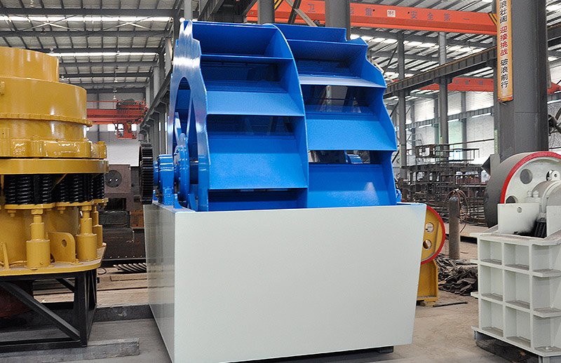 Laveur du sable à roue de 30 tph à 60 tph_5