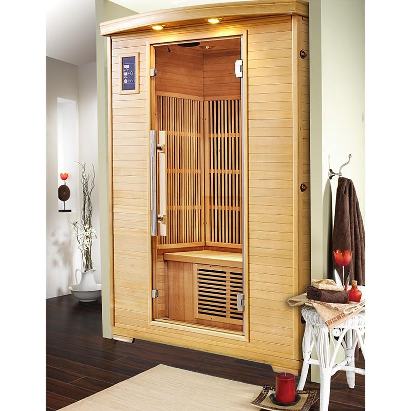 SAUNA INFRAROUGE NORDICA® CARBONE IR2 - (2 PLACES) 120X100_5