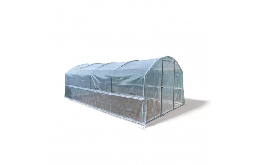 Serre tunnel pied droit pour une meilleure optimisation d'accès aux cultures  - 4 SAISONS_5