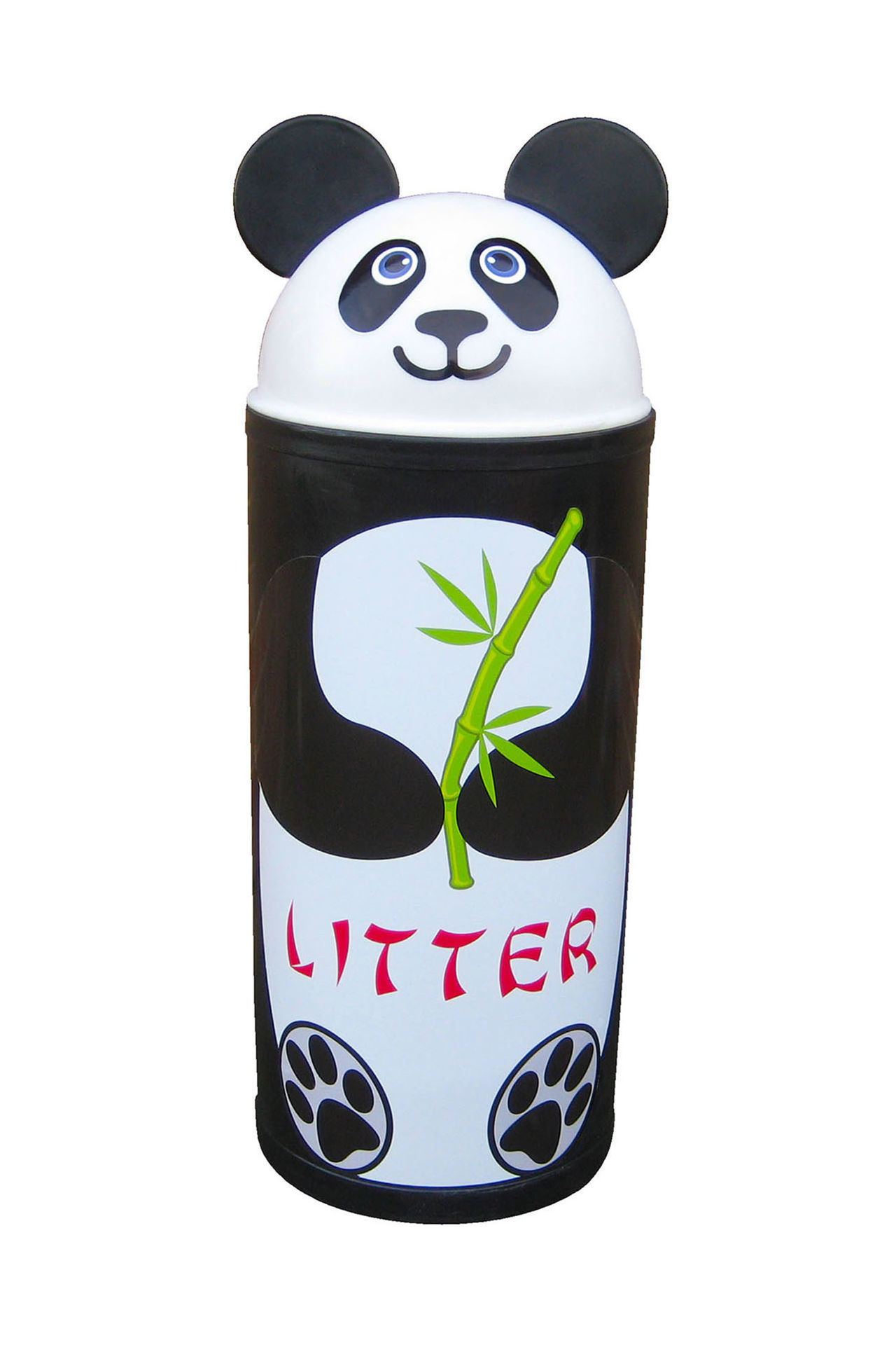 Poubelle animaux personnalisable avec message de recyclage