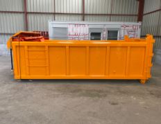 Plateau ridelle en acier ou aluminium - AP3.5-3 - Hauteur axe de préhension 1425 mm - Berce IPN 180 renforcée_5