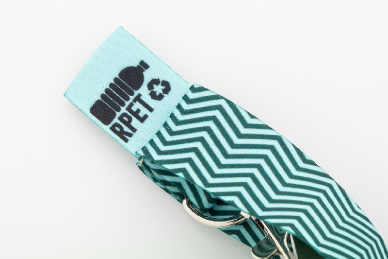 Bracelet personnalisable en RPET - avec mousqueton en métal et pochette téléphone imprimée_5