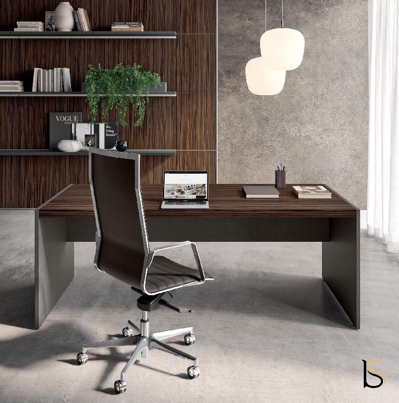 Bureau de Direction E9 - Officity - 165, Ébène, Sous-mains anthracite: non_5