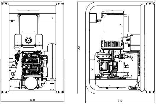 AL 1500-E Groupe électrogène - Inmesol - Puissance de secours 16 kVA - Châssis tubulaire pratique_5