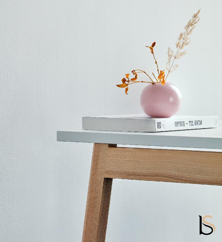 Bureau 2 personnes Ogi Wood - MDD - Non, Blanc, 120 x 141 cm_5