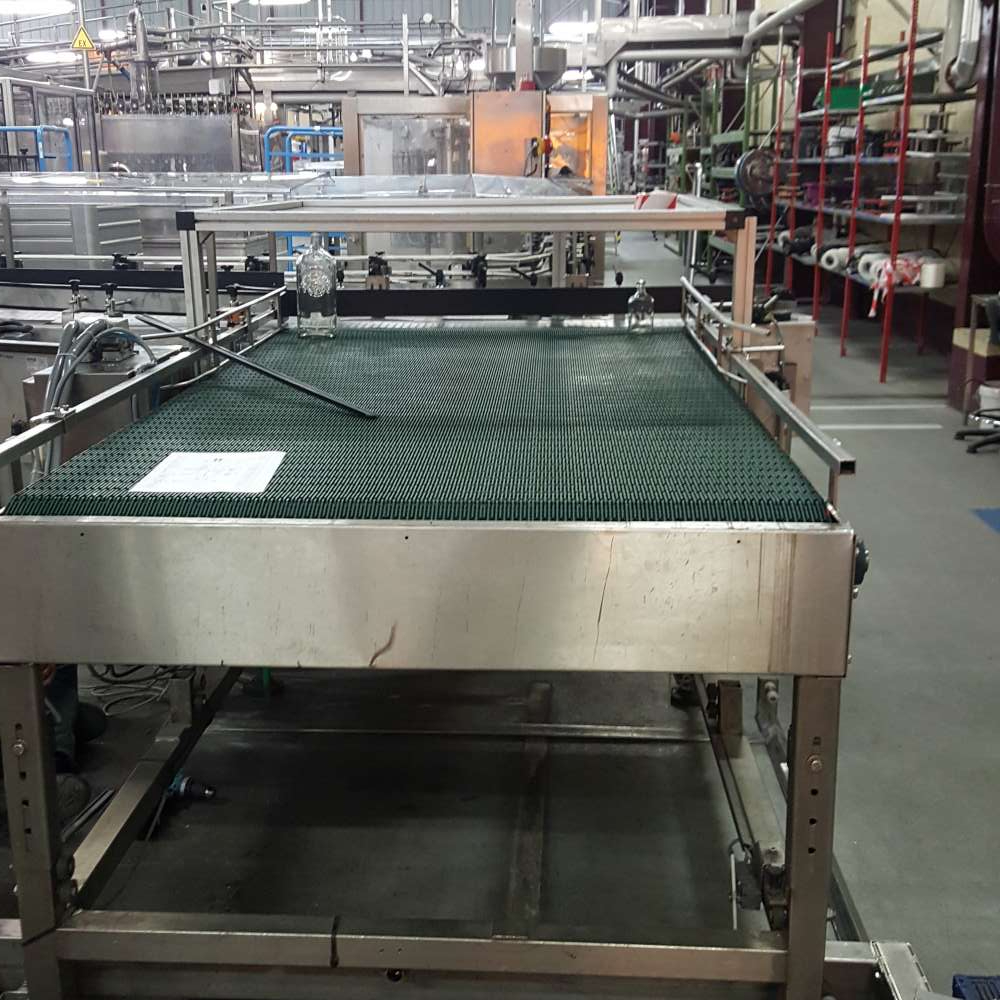 Convoyeur d'accumulation et aligneur en inox, 30000 bouteilles par heure, pour l'agroalimentaire, le pharmaceutique et la cosmétique - cms_5