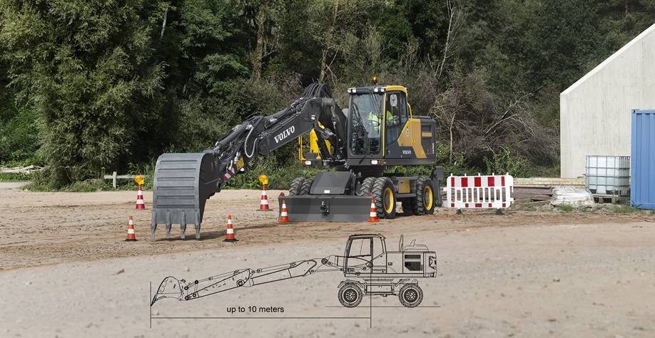 EW180E PELLES HYDRAULIQUES MOYENNES SUR PNEUS VOLVO 18 200 - 20 300 KG / 129 KW_5