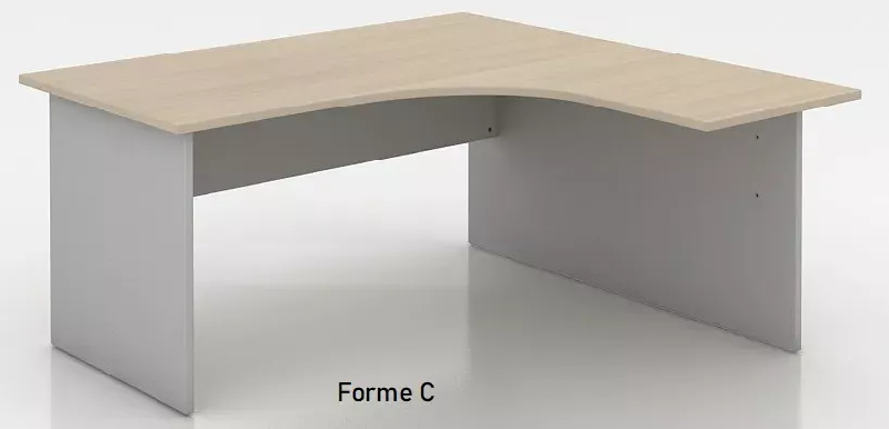 Bureau d'angle compact pied panneau avec retour So Vigo_5