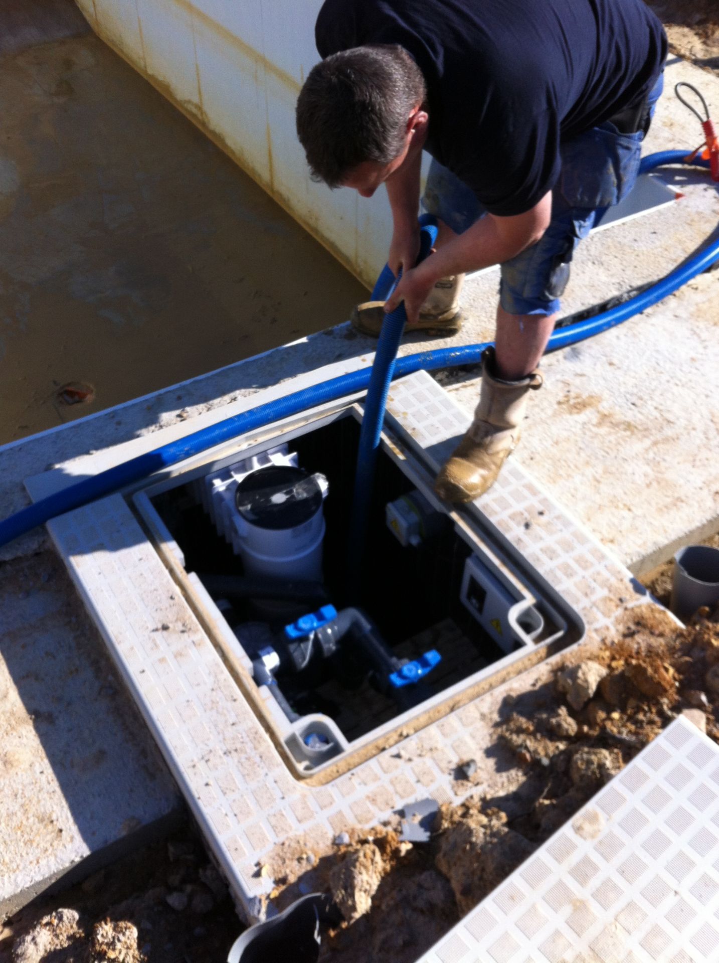 Aspirateur à eau et boues à vidange automatique - DF2P56 Gamme PRO - Pisciniste et nettoyage après sinistre_5