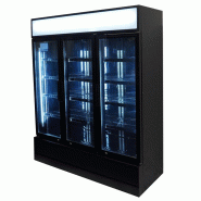 Réfrigérateur 3 portes en verre noir fcu-1200 bl l1600 7455.2115 COMBISTEEL_5