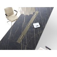 Table de réunion design épuré et élégant - WING et WING GLAMOUR - personnalisable avec finitions variées_5