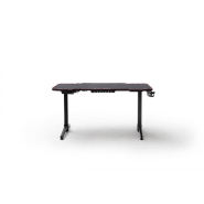 Bureau assis debout électrique réglable en hauteur de 73 à 123 cm - Plateau bois imitation carbone 140x65 cm - DX Racer Gaming 3_5