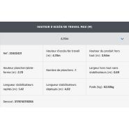Échafaudage roulant aluminium insider 120 SX pliant - Tubesca-Comabi - Hauteur de travail max. 7,70 m, garde-corps X-UP, stabilité optimale_5