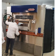 Four à bois à sole tournante Minirotor - 2,7m2 - robuste, isolation thermique, boulangerie, pâtisserie, traiteur_5