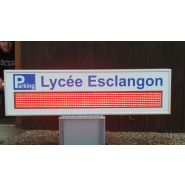 Système de gestion de parking composé d'un ou plusieurs afficheurs de 7 couleurs idéale pour les centres commerciaux, les entreprises, ...- MATPARK_5