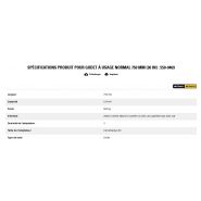 550-9469 godet d'excavation à usage normal - caterpillar finance france - 750 mm (30 in) - poids 600 kg_5