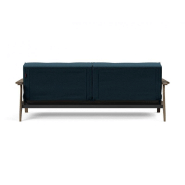 Canapé-lit design Innovation Living Splitback Frej - Convertible 115x210 cm - Chêne fumé - Tissu Argus Navy Blue_5