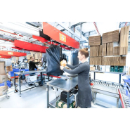 Convoyeur aérien intelligent pour e-commerce et distribution omnicanale - Pocket Sorter SSI Carrier_5