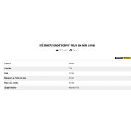 Godet d'excavation-mini-pelle - caterpillar finance france - 600 mm (24 in) - poids 121 kg_5