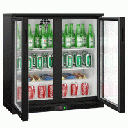 Arrière-bar réfrigéré 2 portes battantes vitrées - 220 litres | BKTG2SN_5