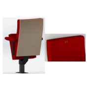 Fauteuil d'auditorium à piétement central en acier pour une utilisation intensive en ERP - JACQUARD_5