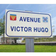 Panneau signalétique de rue - aluminium 15/10ème à bords pliés, laqué polyuréthane_5