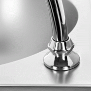 Lave-mains à commmande fémorale avec distributeur de savon | P 300 mm_5