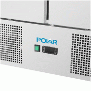 Saladette réfrigérée inox - 2 portes - série U - Polar - UA089_5