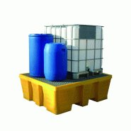 Bac de rétention 1000 litres plastique + caillebotis - Caillebotis acier galvanisé_5