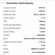 Rollfarm 4317 - Benne agricole monocoque Rolland - Capacité jusqu'à 17 m3 - Acier HLE avec porte hydraulique_5