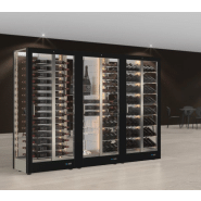 Vitrines à vins modulaires pour exposition et conservation - Large gamme de combinaisons et finitions_5