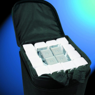 Stand parapluie mur d'image en tissu avec VELCRO 3x4 - 225x300 cm - Valise à roulettes incluse_5