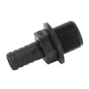 Raccord annelé - Droit - M 3/4