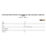 490-4019 godet d'excavation à usage normal avec lame de nivellement - caterpillar finance france - 1 000 mm (39 in) - capacité 0.74 m³_5